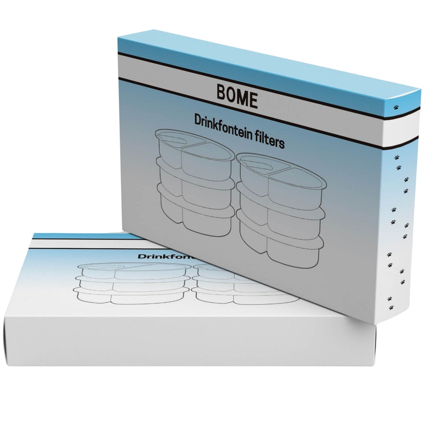 Drinkfontein Filters - 6 stuks - Navullingset voor Drinkfontein