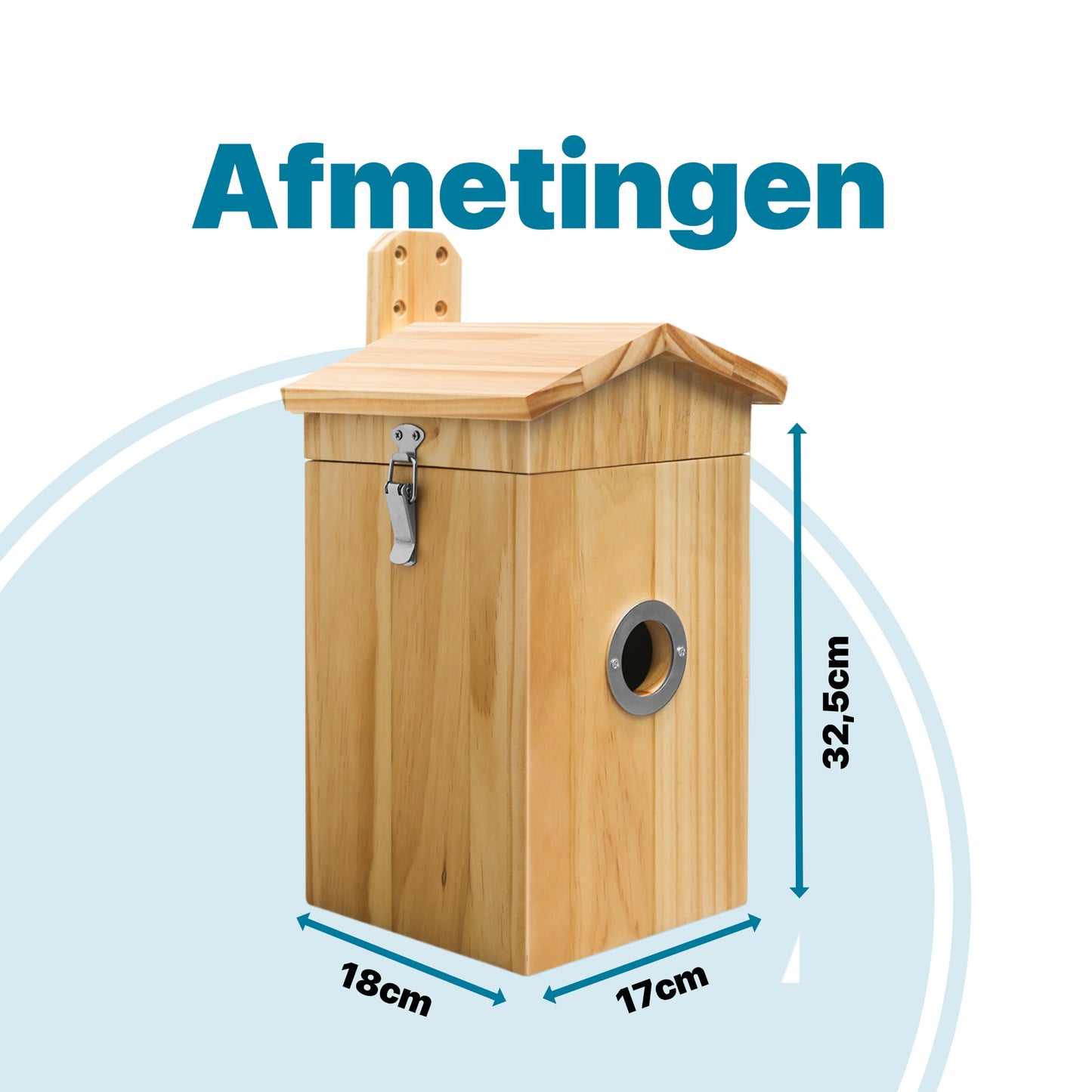 Vogelhuisje met Camera en Audio - Hout - Nestkastje - Inclusief Extern Zonnepaneel