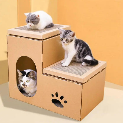 Kattenhuis speelhuis voor poezen en katten