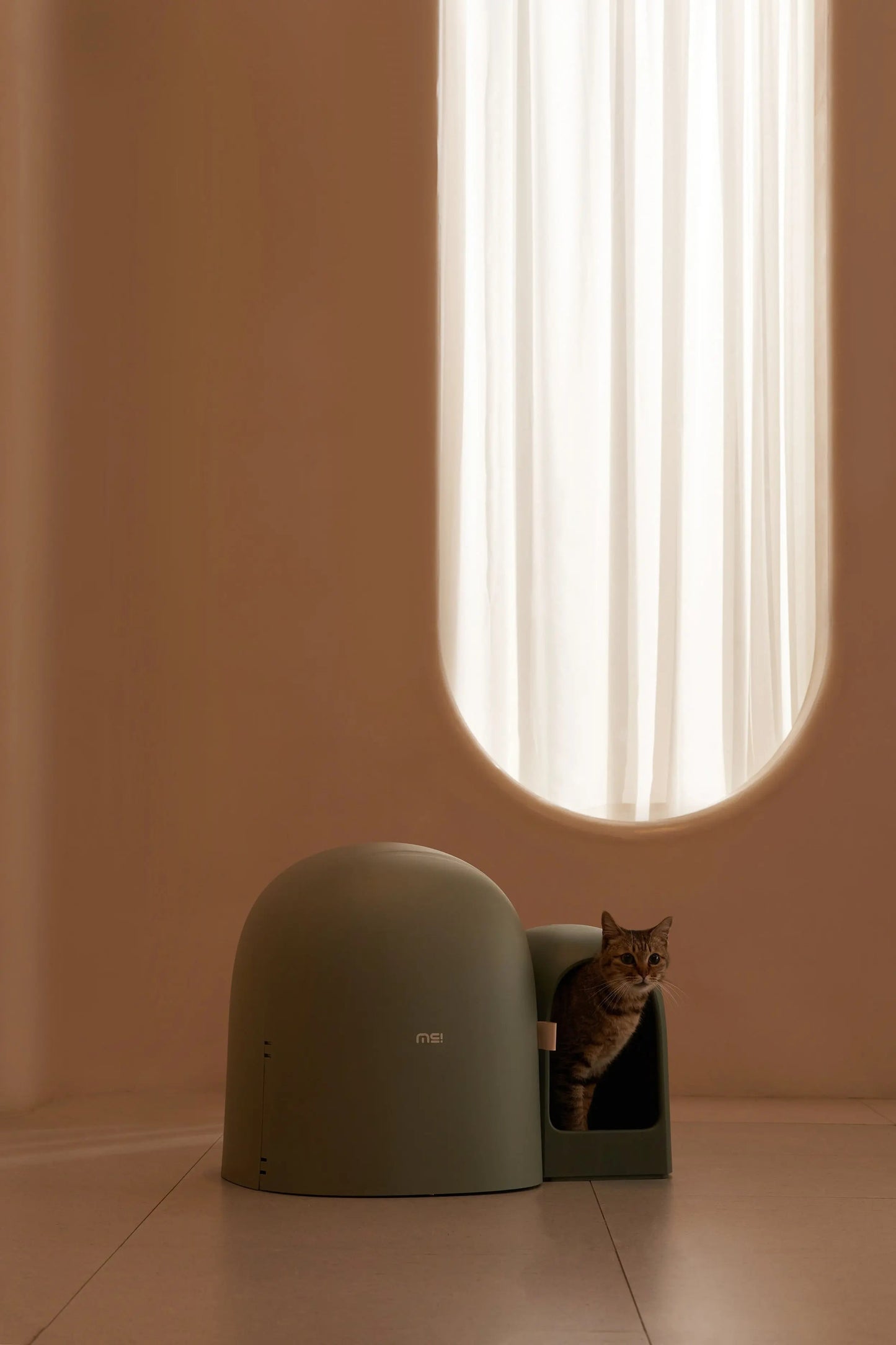 Design Kattenbak met schepje - Lek en geurvrij - Groen