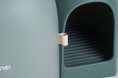 Design Kattenbak met schepje - Lek en geurvrij - Groen