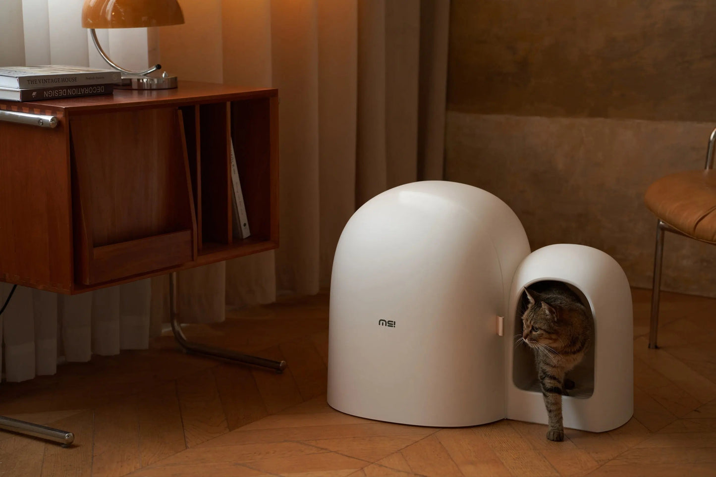 Design Kattenbak met schepje - Lekvrij en geurvrij