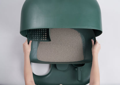 MakeSure kattenbak met lade - Groen - Design Prijs Winnaar!