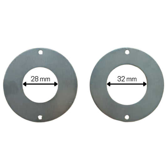 Invliegplaatje voor Nestkast - 28 mm en 32 mm - Inclusief Schroeven - RVS