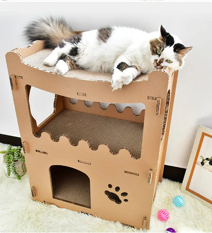 Kattenhuis - duurzaam speelhuis voor katten
