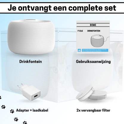 Drinkfontein met Automatische Spoelstand - 2.5L