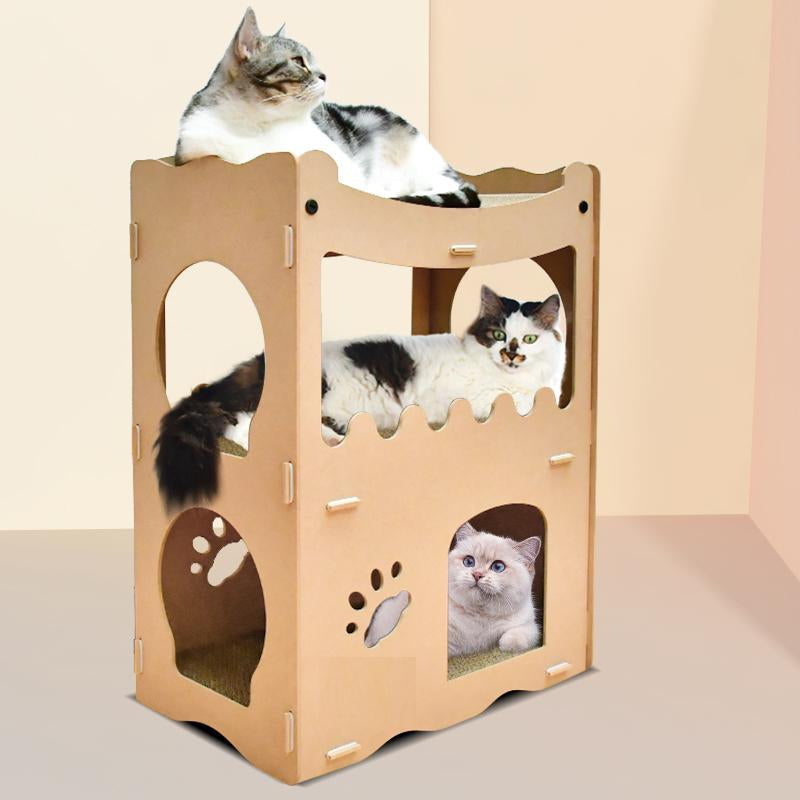 Kattenhuis - duurzaam speelhuis voor katten