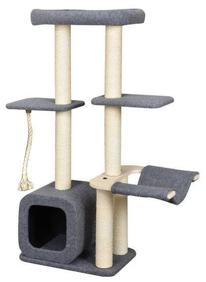 Katten krabpaal Candy - klimboom - grijs