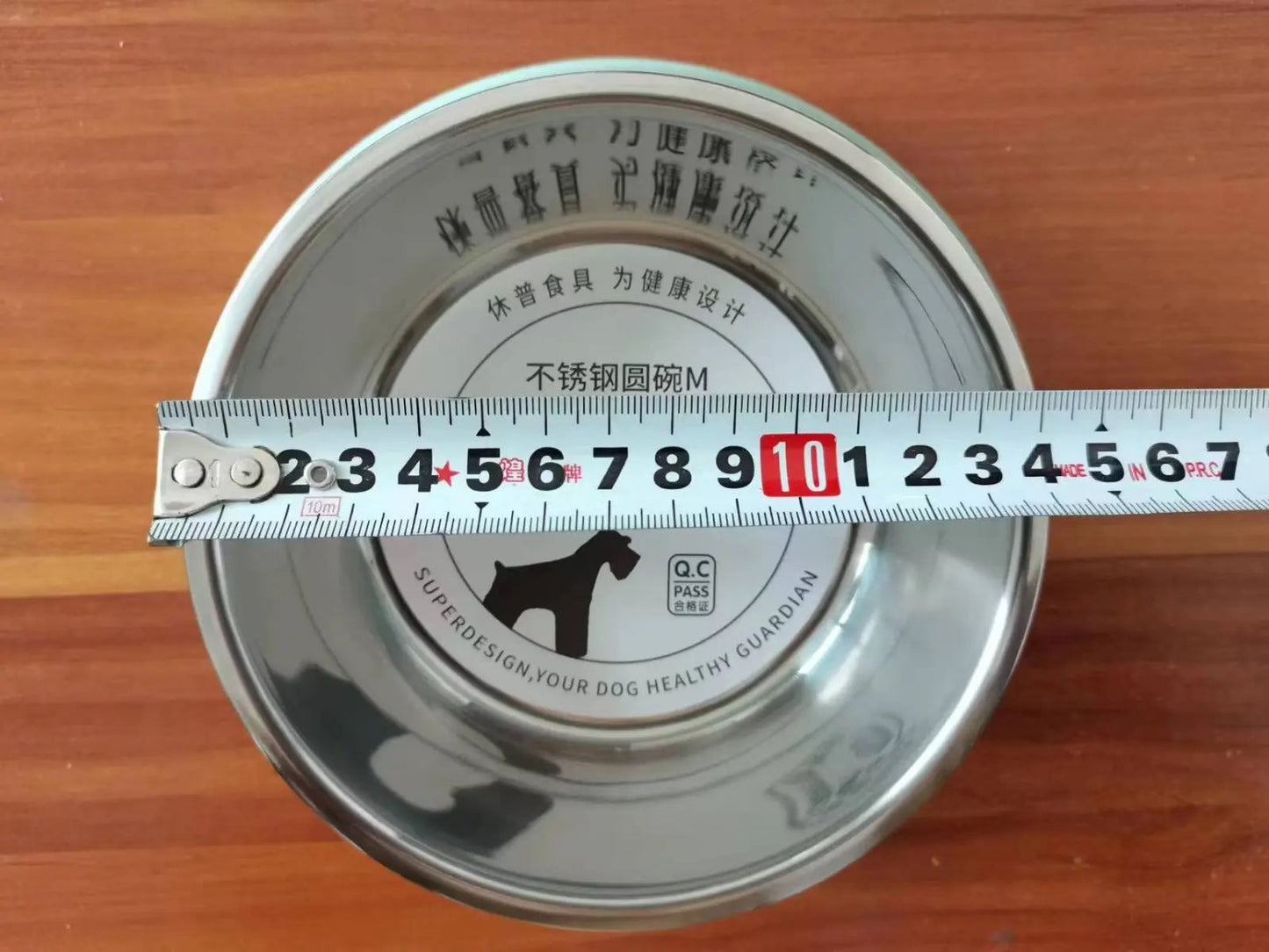 Voerbak hond - uitneembare RVS bak - maat M