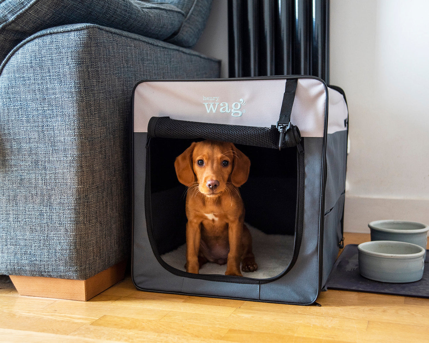 Henry Wag Opvouwbare Bench Hond - Reisbench M