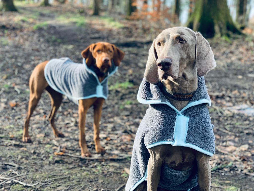 Henry Wag microvezel hondenbadjas - droogjas voor honden - Maat XL