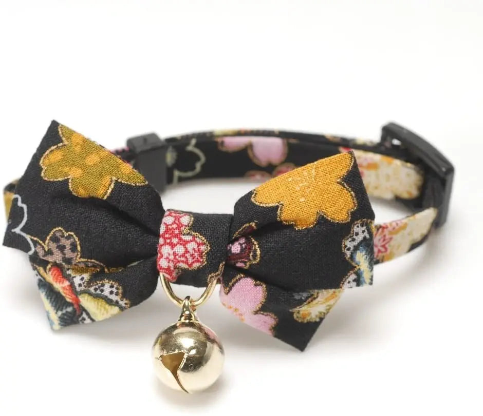 KIMONO kattenhalsband strik Donker Paars