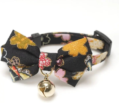 KIMONO kattenhalsband strik Donker Paars