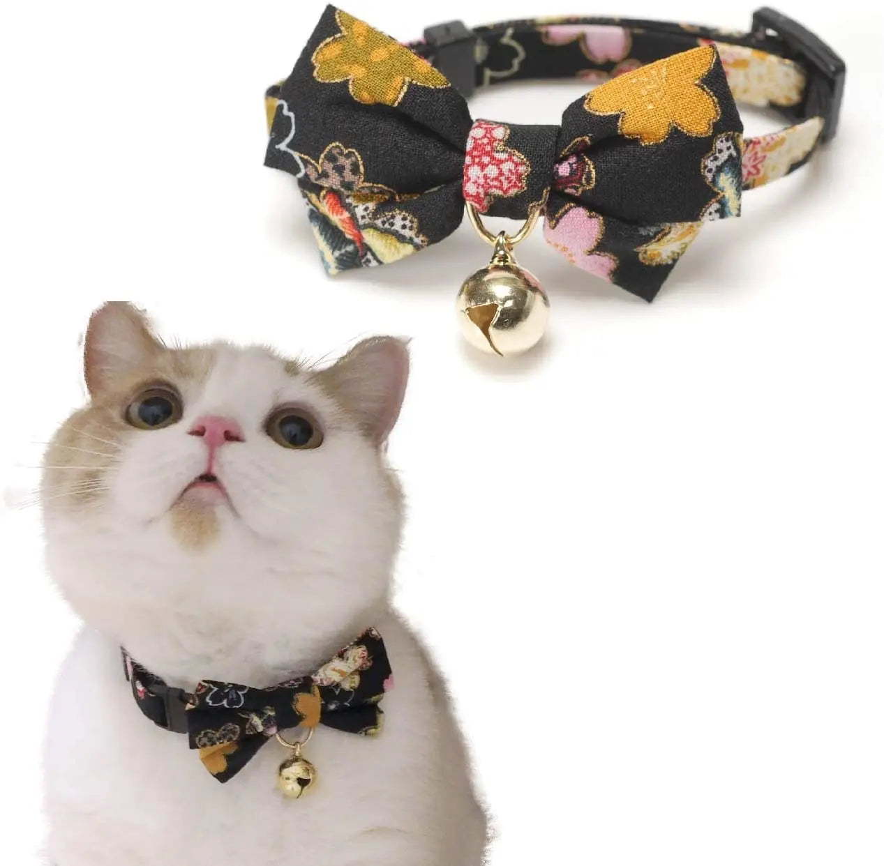 KIMONO kattenhalsband strik Donker Paars