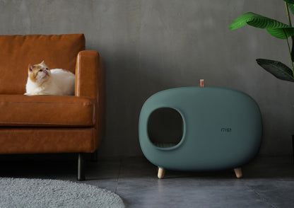 MakeSure kattenbak met lade - Groen - Design Prijs Winnaar!