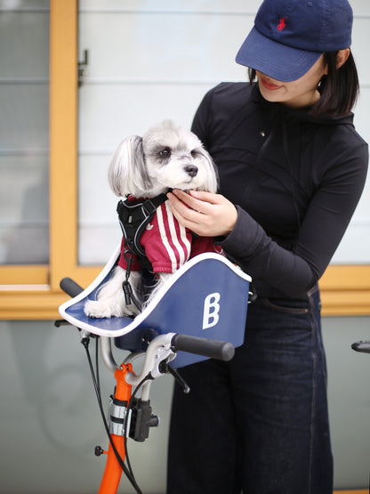 Brook & Breeze Canine Copilot Blue Honden fietszitje
