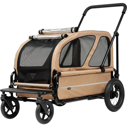 AirBuggy Carriage Set Seed Beige - Luxe Hondenbuggy tot 55kg