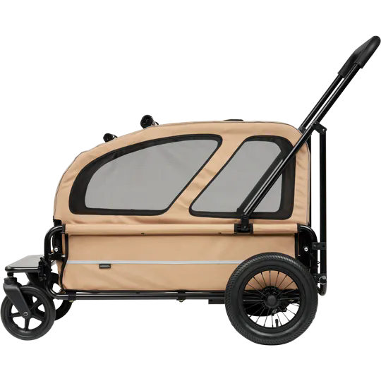 AirBuggy Carriage Set Seed Beige - Luxe Hondenbuggy tot 55kg