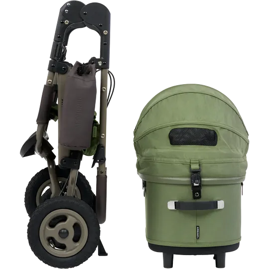 AirBuggy Dome 3 Premier Set Large Moss Green Hondenbuggy