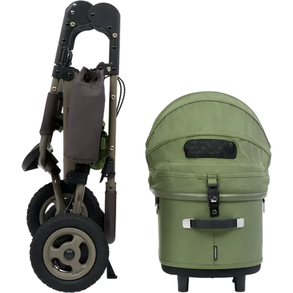 AirBuggy Dome 3 Premier Set Large Moss Green Hondenbuggy