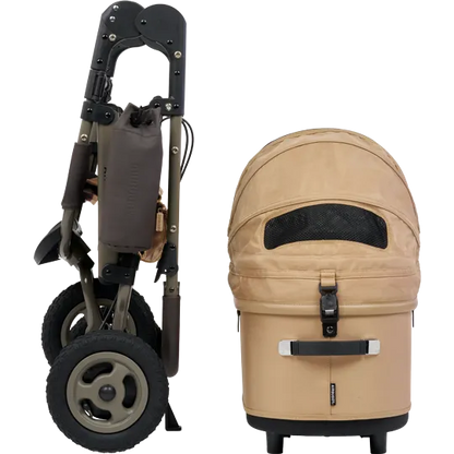 AirBuggy Dome 3 Premier Set Regular Seed Beige Luxe hondenbuggy
