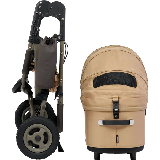 AirBuggy DOME 3 Premier Set Large Seed Beige Luxe hondenbuggy