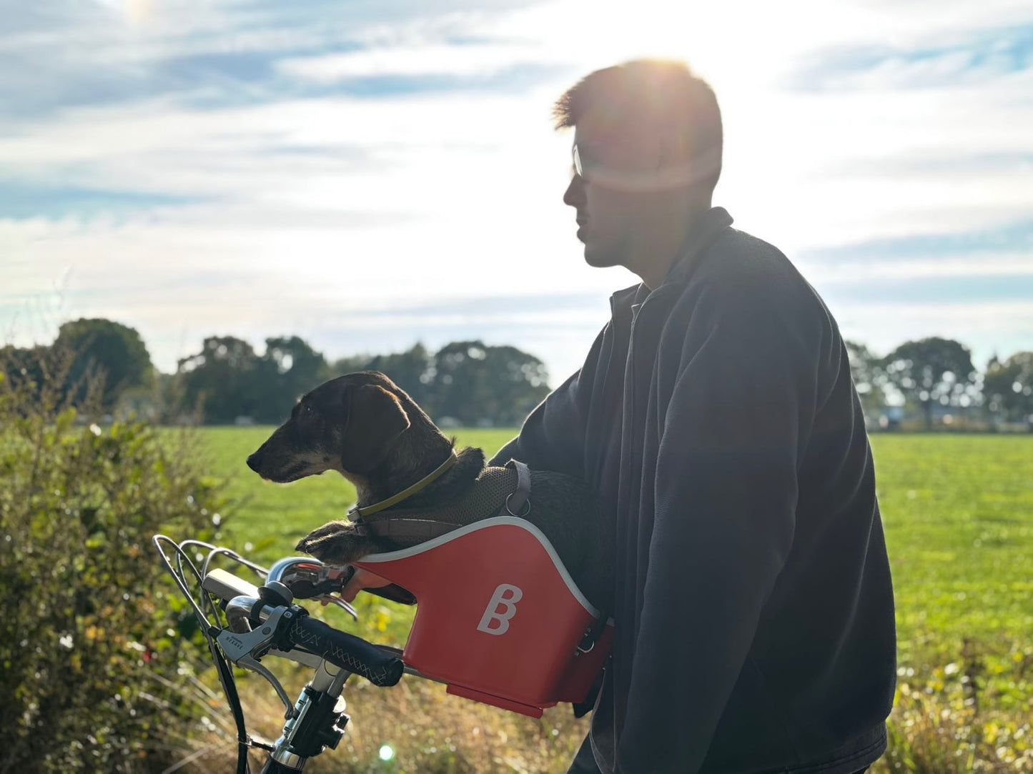 Brook & Breeze Canine Copilot - fietsstoeltje voor hond of kat