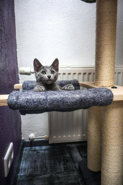 Katten krabpaal Candy - klimboom - grijs