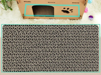 Set van 3 krabplanken voor kattenhuis