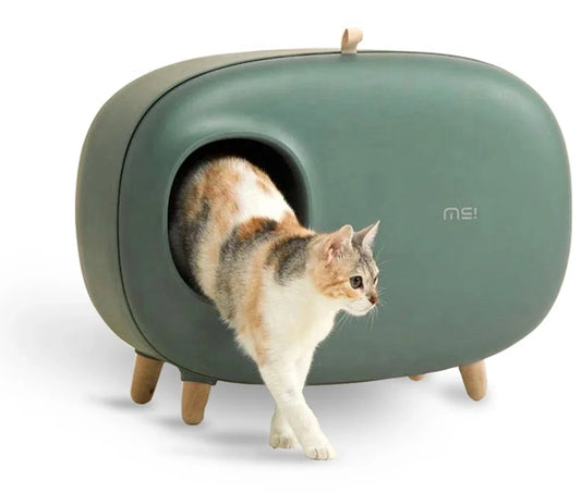 MakeSure kattenbak met lade - Groen - Design Prijs Winnaar!