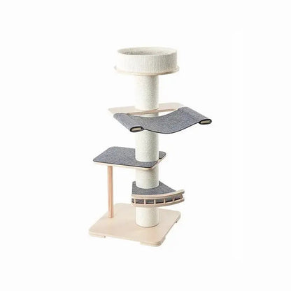Honeypotcat Kattenboom - krabpaal met kattenmand
