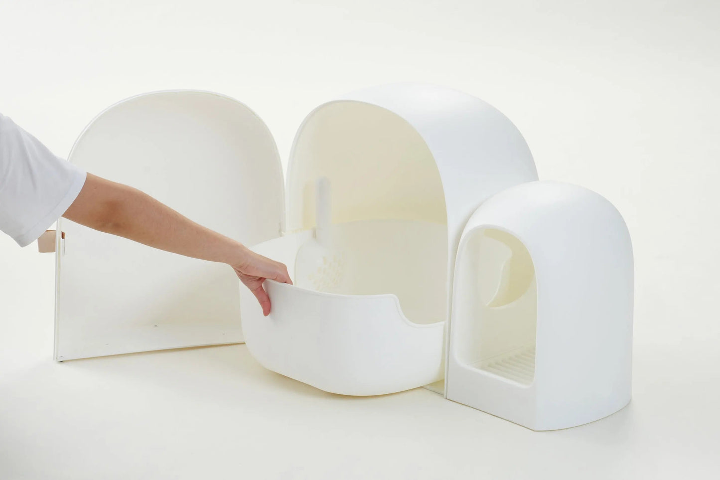 Design Kattenbak met schepje - Lekvrij en geurvrij