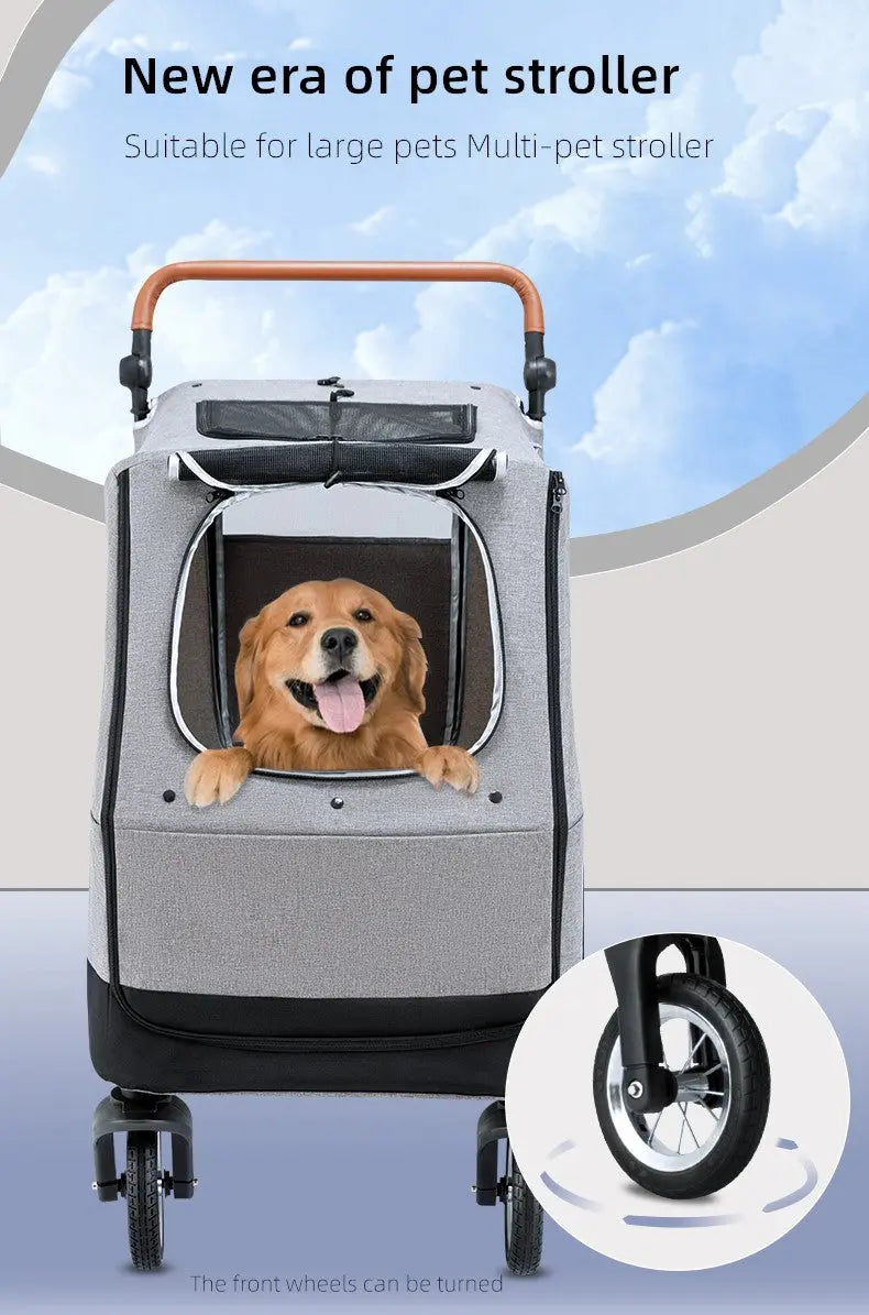 BELLO hondenbuggy Luxe wandelwagen voor honden