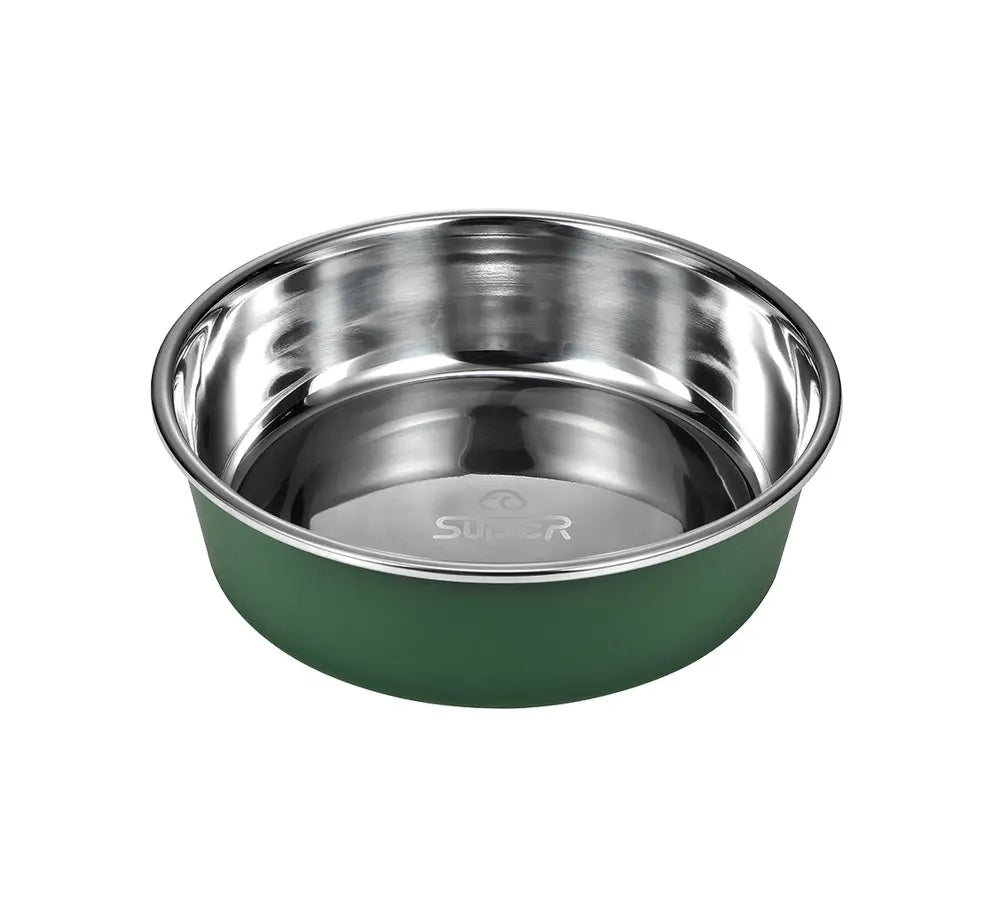 Voerbak hond - RVS drink- voerbak - Maat S