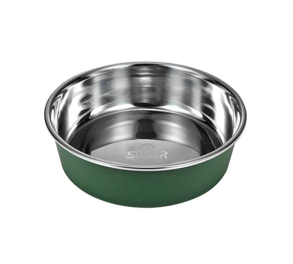 Voerbak hond - RVS drink- voerbak - Maat S