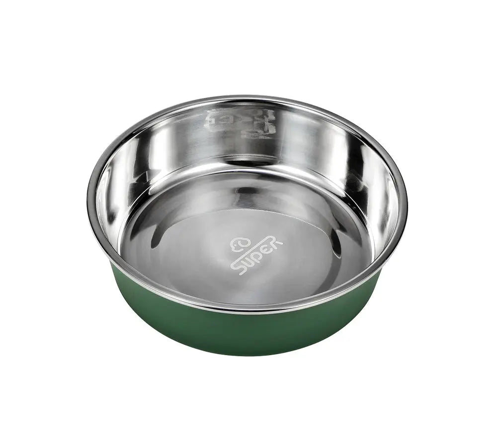 Voerbak hond - RVS drink- voerbak - Maat S