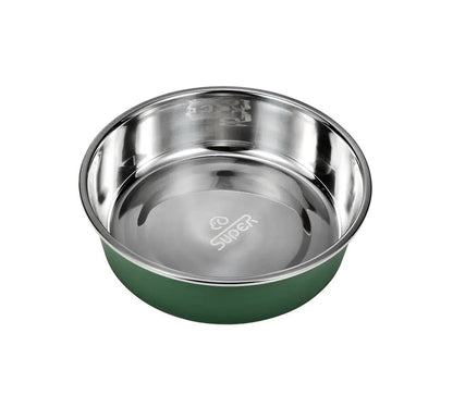 Voerbak hond - RVS drink- voerbak - Maat S