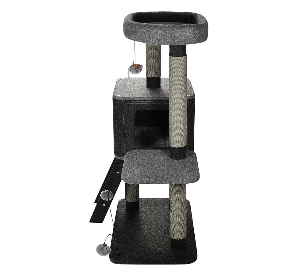 Luxe Krabpaal ROCKY – Modern Kattenmeubel met Huisje