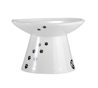 Luxe Verhoogde Kattenvoerbak - Ergonomisch & Porselein