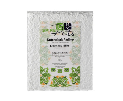 Tofu kattenbakvulling Matcha – Doorspoelbaar (€0.90 per liter)